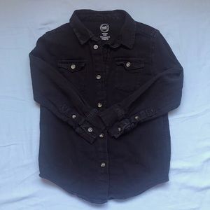 ⚽️ 3/$15 Toddler Boy Denim Button-Up Shirt XS(4/5)